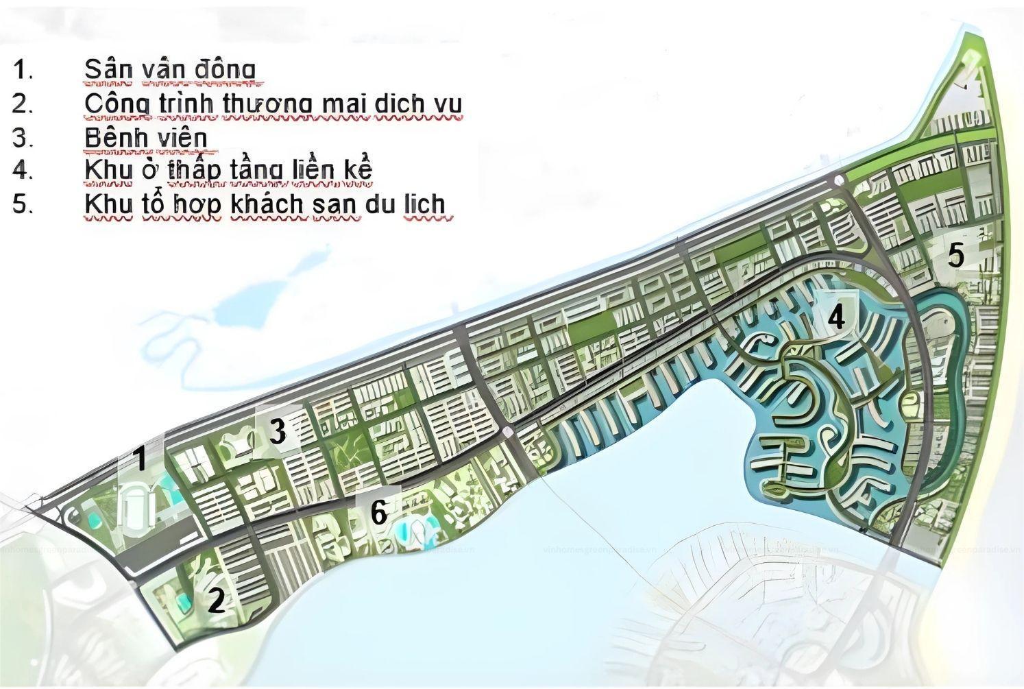 mặt bằng khu b vinhomes green paradise